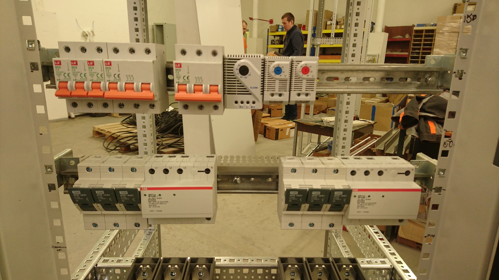 Factory assembly detail