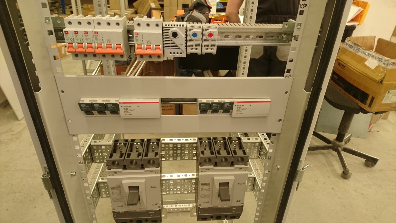 Factory assembly — power cabinet